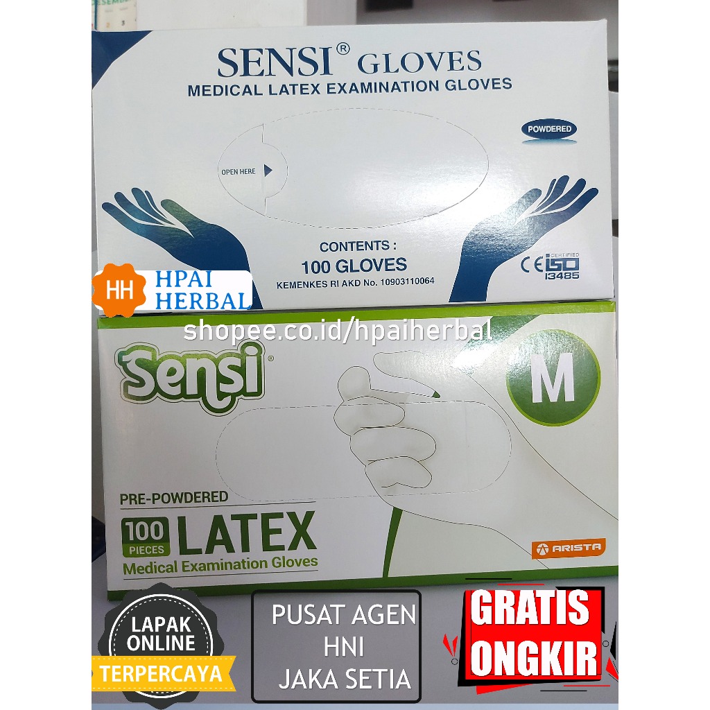 Sarung Tangan SENSI GLOVES ISI 100