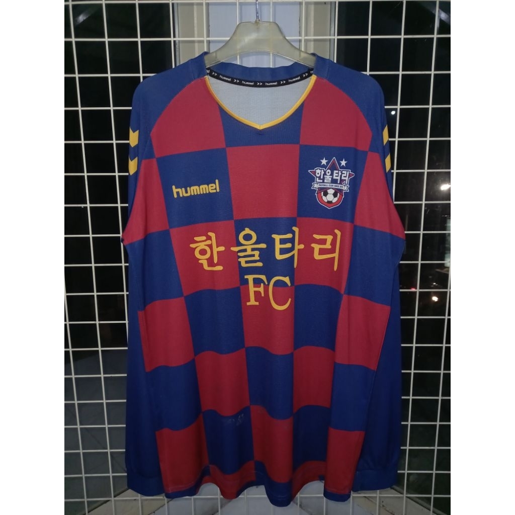 JERSEY KLUB KOREA ORIGINAL HUMMEL DESAIN B4RC4 HOME 2019/2020 LENGAN PANJANG/LONG SLEEVE NO PUNGGUNG