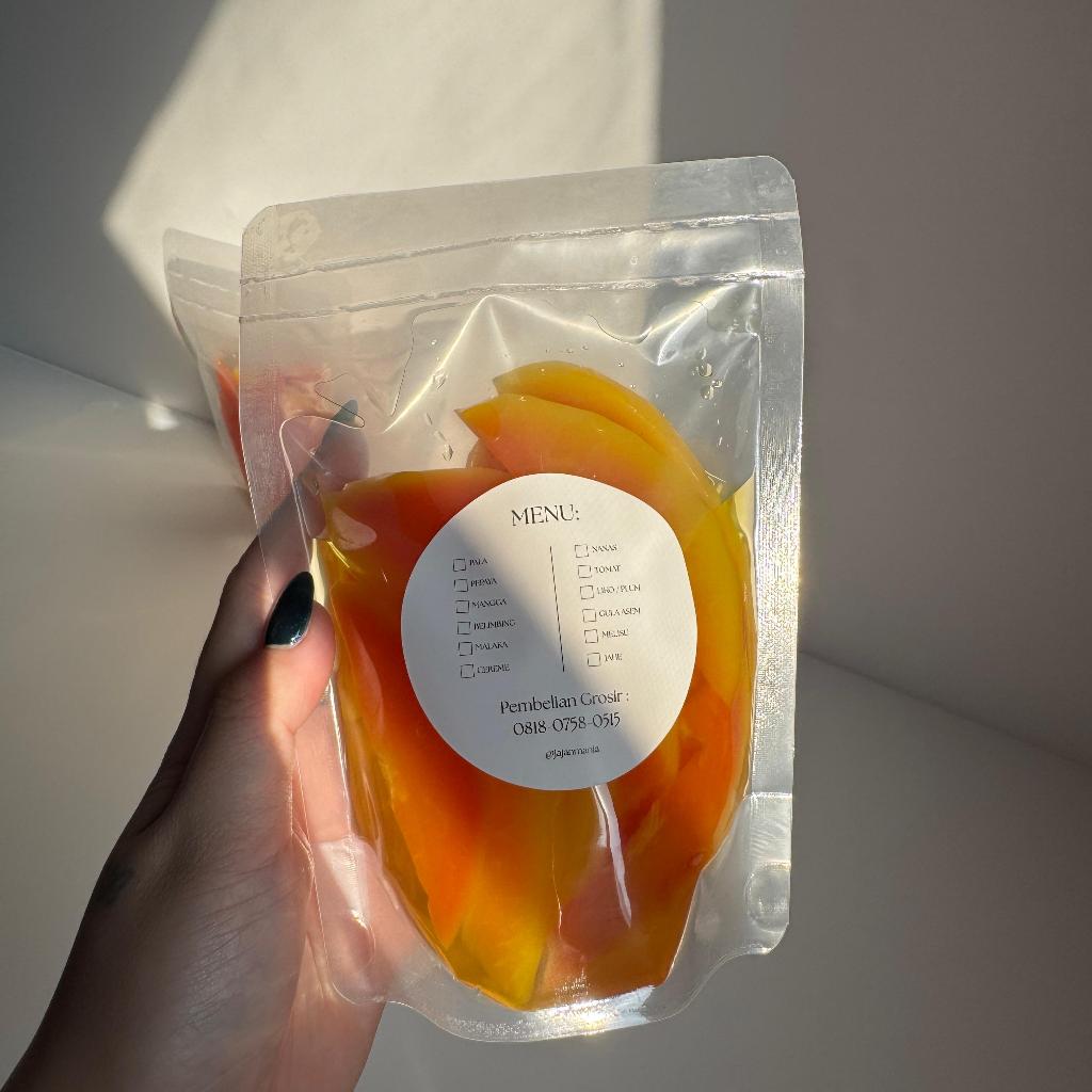 

200 GRAM - Manisan Basah Buah PEPAYA - KEDONDONG BANGKOK - ANGGUR BOGOR - SALAK - MANGGA - KEDONDONG LOKAL - MIX FRUIT Kualitas Premium 200 gram