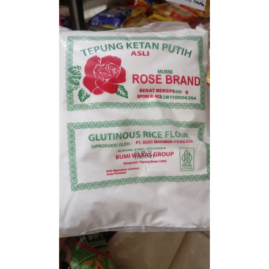 

Tepung ketan putih Rose Brand