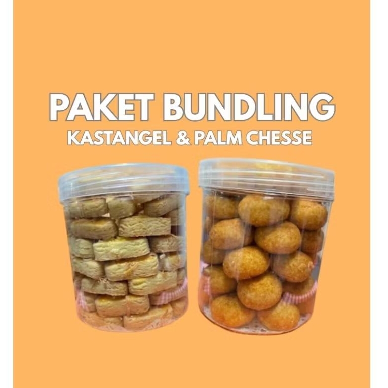 

PAKET BUNDLING 2PCS KASTANGEL KEJU & COOKIES PALM CHEESE SIZE 500ML TOPLES TABUNG BENING KUKER PREMIUM