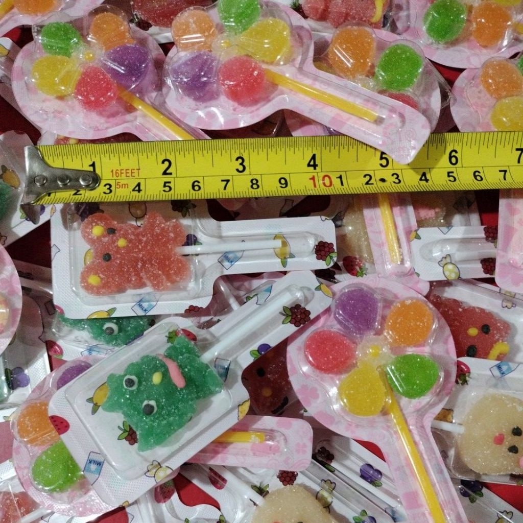 

LOLLIPOP GUMMY PERMEN LUNAK MIX 10 PCS