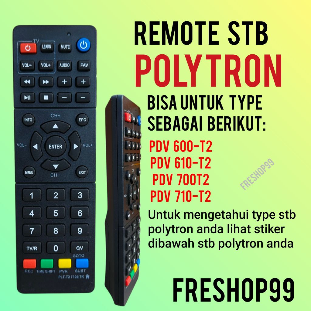Remote stb Polytron pvd 600t2 610t2