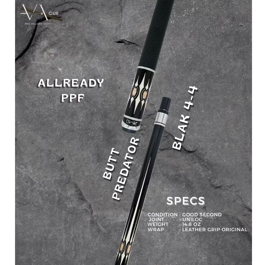 BUTT PREDATOR BLAK 4-4