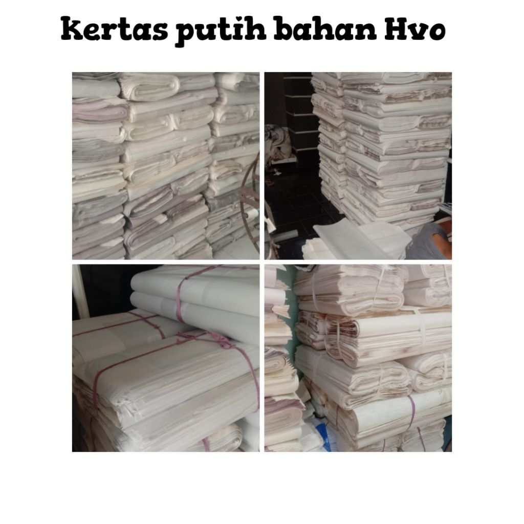 

KERTAS PUTIH BAHAN HVO ADA GAMBAR SEBELAH PER 1 KG