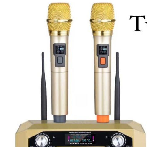 [ Smart ]  Mic Wireless Tv-2800 / mic bluetooth bahan bagus