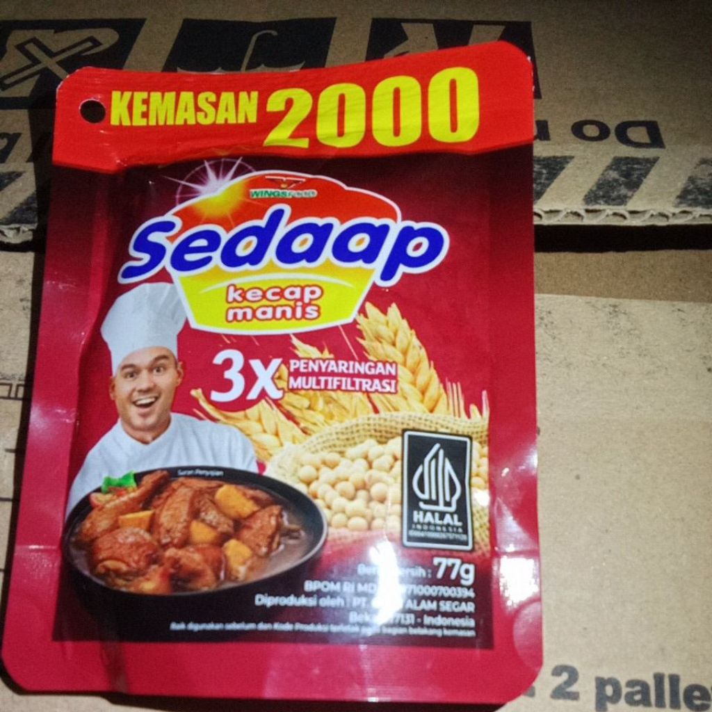 

Kecap manis sedaap kemasan 2000