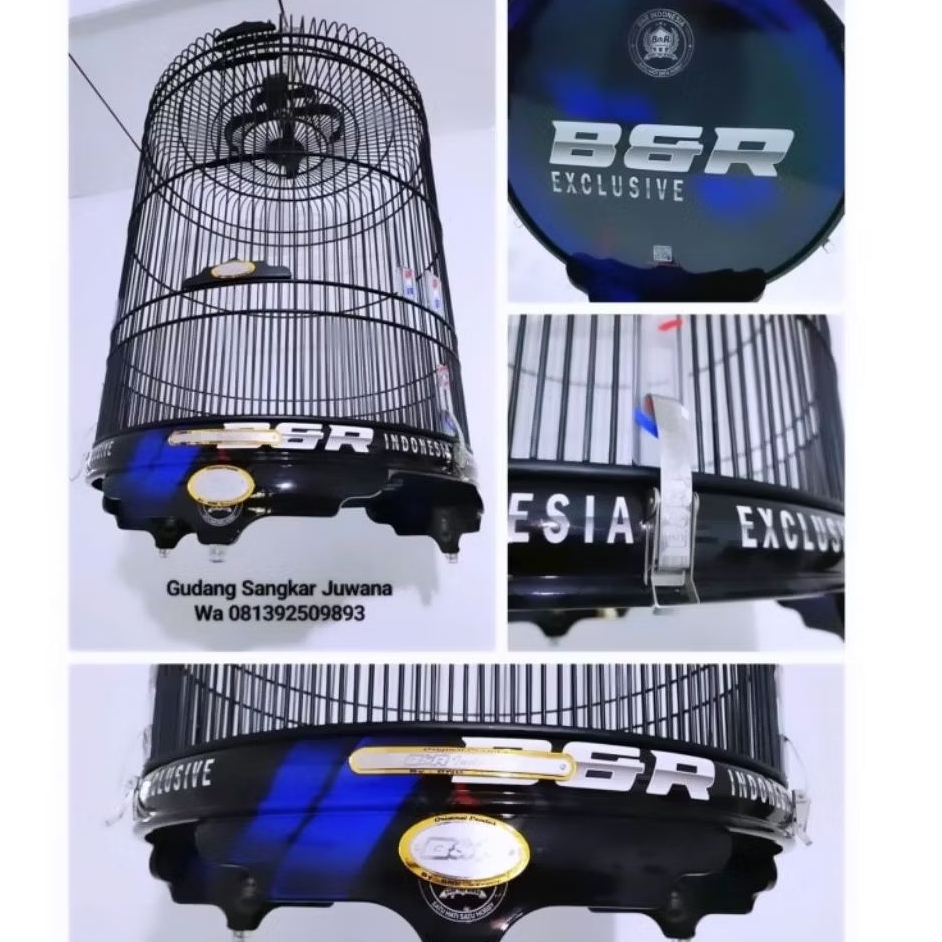 Sangkar Murai BNR Anniversary No.2 + Full set Kerodong + Free Pallet Kayu