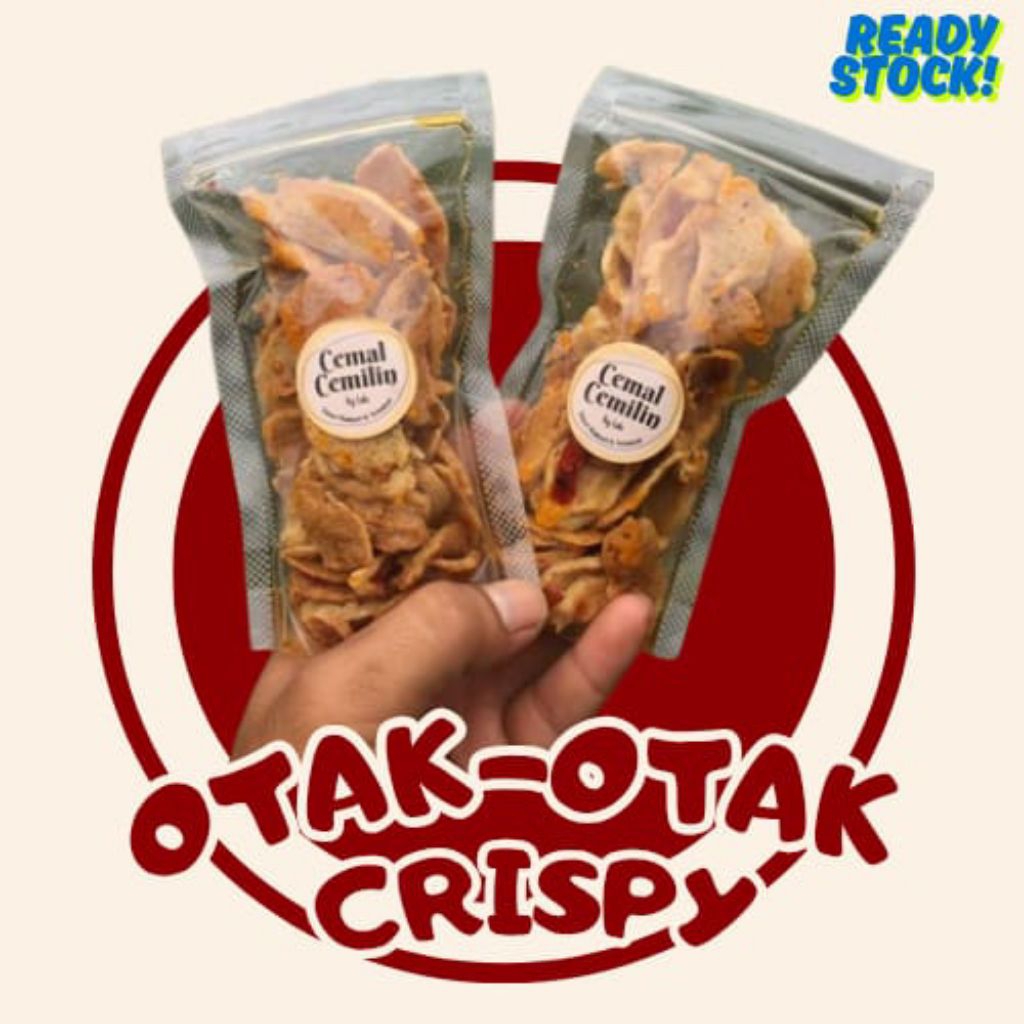 

Cemilan Otak Otak Crispy Bumbu Chili Oil daun jeruk