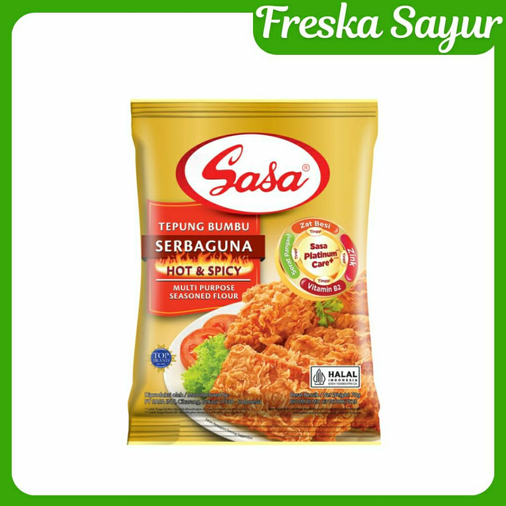 

Sasa Tepung Serbaguna Hot & Spicy 90 gr