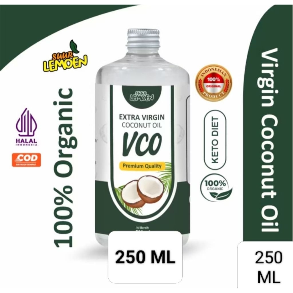

SUUR LEMOEN EXTRA VIRGIN COCONUT OIL | 250 ML MINYAK KELAPA MURNI VCO