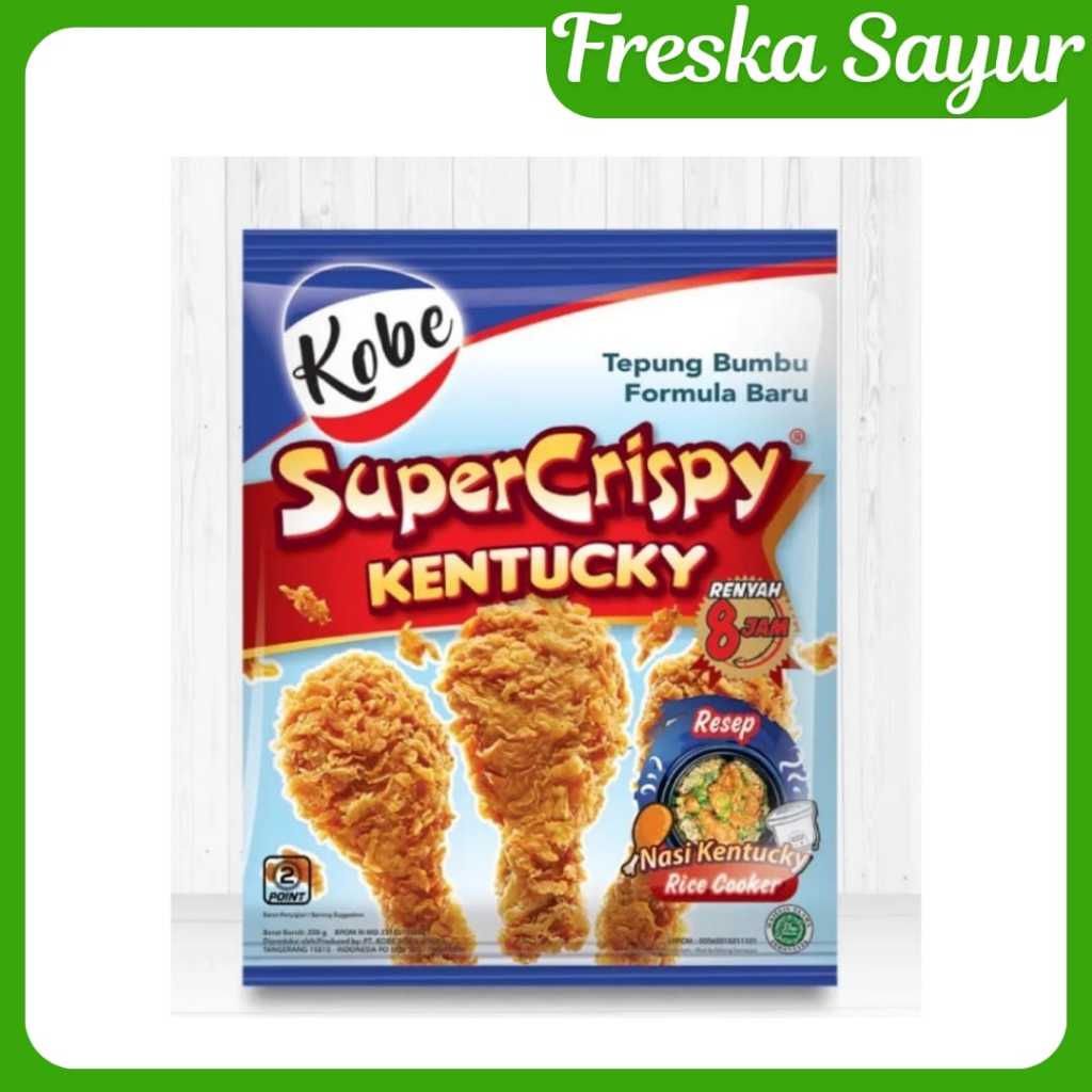 

Tepung Bumbu Kobe SuperCrispy Kentucky Renyah 8 Jam 200g