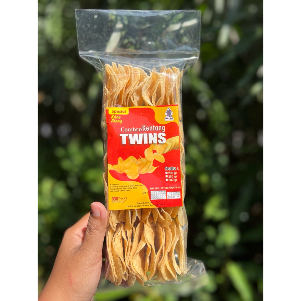 

Combro Kentang Oleh-Oleh Khas Dieng Wonosobo Cemilan Keripik Combro Kentang Renyah & Gurih Twins