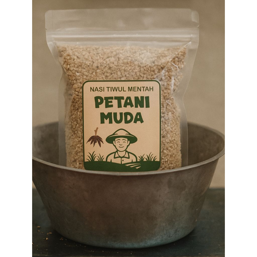 

Nasi TIWUL warna semu coklat pulen 1kg Khas Kediri Bersih Petani Muda