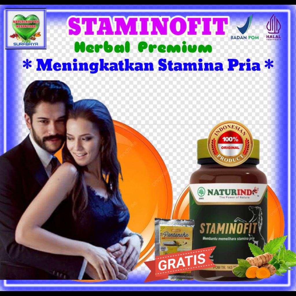 STAMINOFIT NUTRISI KESEHATAN PRIA  HERBAL ORIGINAL BPOM HALAL.
