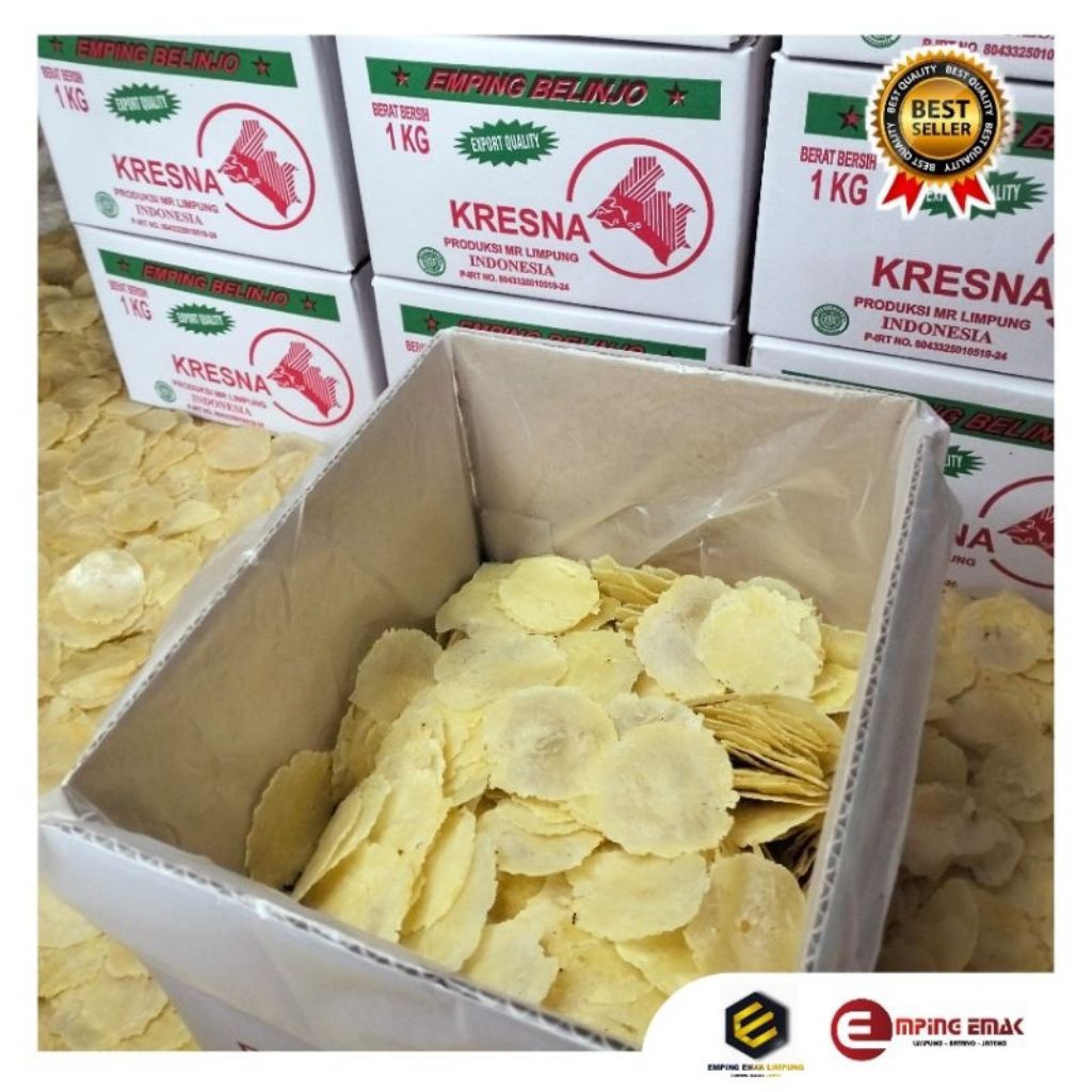 

(5KG SUPER) EMPING BLINJO MENTAH KHAS LIMPUNG