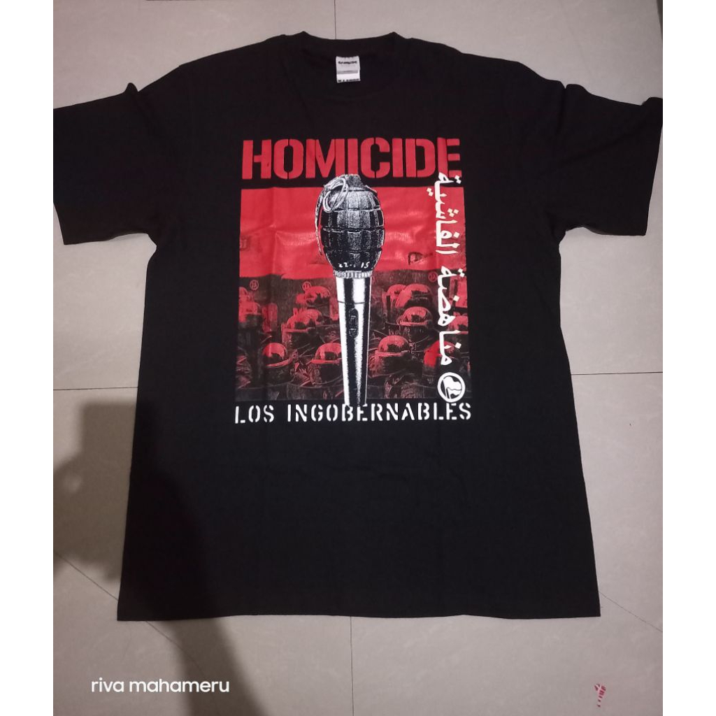 tshirt homicide - los ingobernables edisi black september