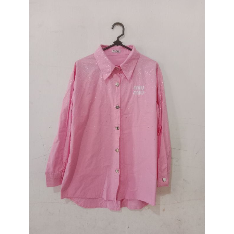 Kemeja/ Blouse Merk Miu Miu