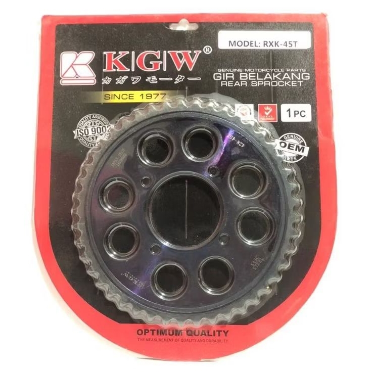 Gir Gear Belakang Jupiter Z RXK Force 1 Vega R New Vega ZR 45T KAGAWA