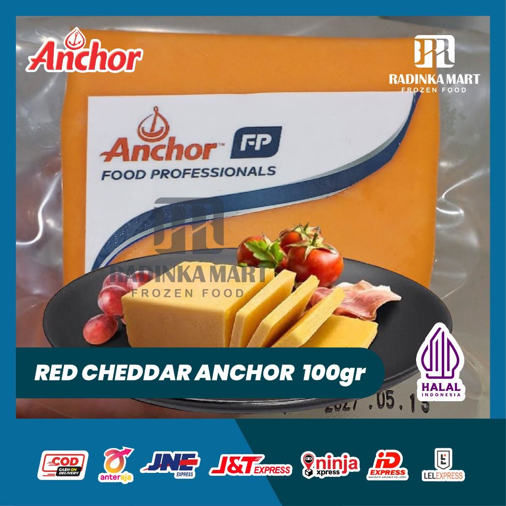 

Anchor Red Cheddar Cheese 100gr – Keju Merah Premium dari New Zealand