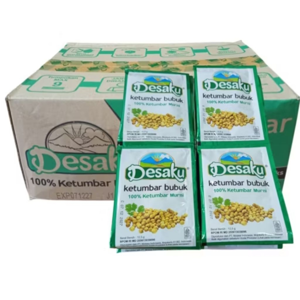 

Desaku Ketumbar Bubuk Satu Renceng Isi 12 Sachet 100% Ketumbar Murni