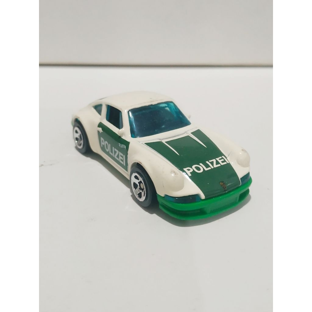 Hot Wheels 71;Porsche 911 Polizei White Putih Loose