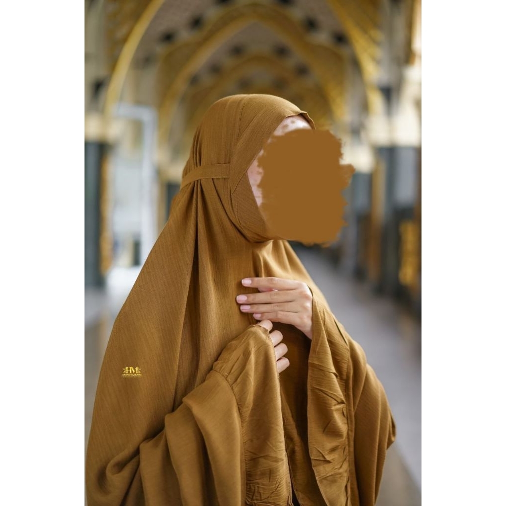 MUKENA KHADIJAH ORIGINAL BY HANIFAH MUSLIMAH TERBARU MUKENA RAYON CRINKLE KAHATEX PREMIUM ADEM NYAMA