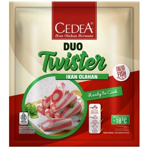 

Cedea Duo Twister Ikan Olahan 500gr