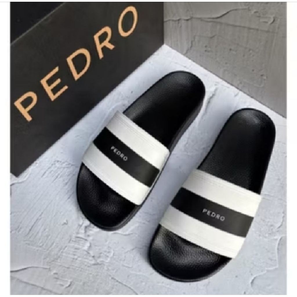 Sendal slip slop casual pedro terbaru sandal slide original free box