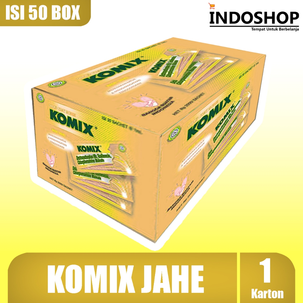 

Komix Jahe 1 Karton ( 50 Box )
