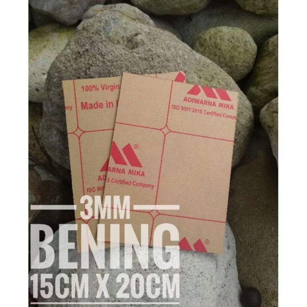 

Akrilik Lembaran Bening Tebel 3mm 15cm x 20cm