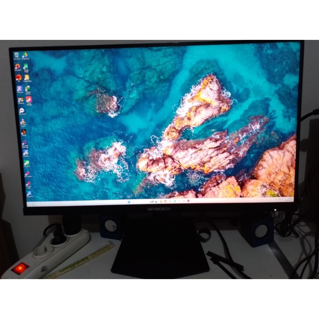 monitor skyworth h27g30q bekas second seken