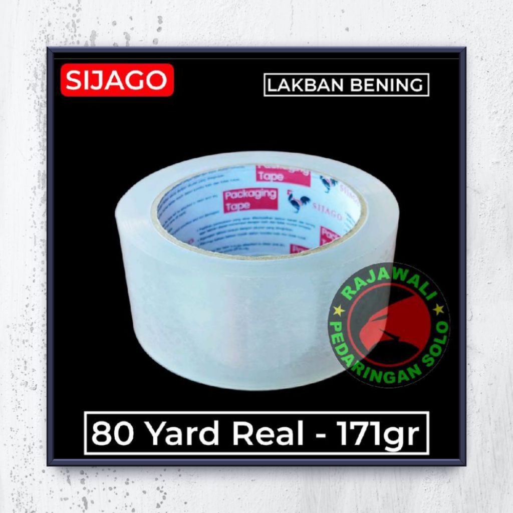 

LAKBAN BENING SIJAGO PEREKAT TINGGI LAKBAN PACKING