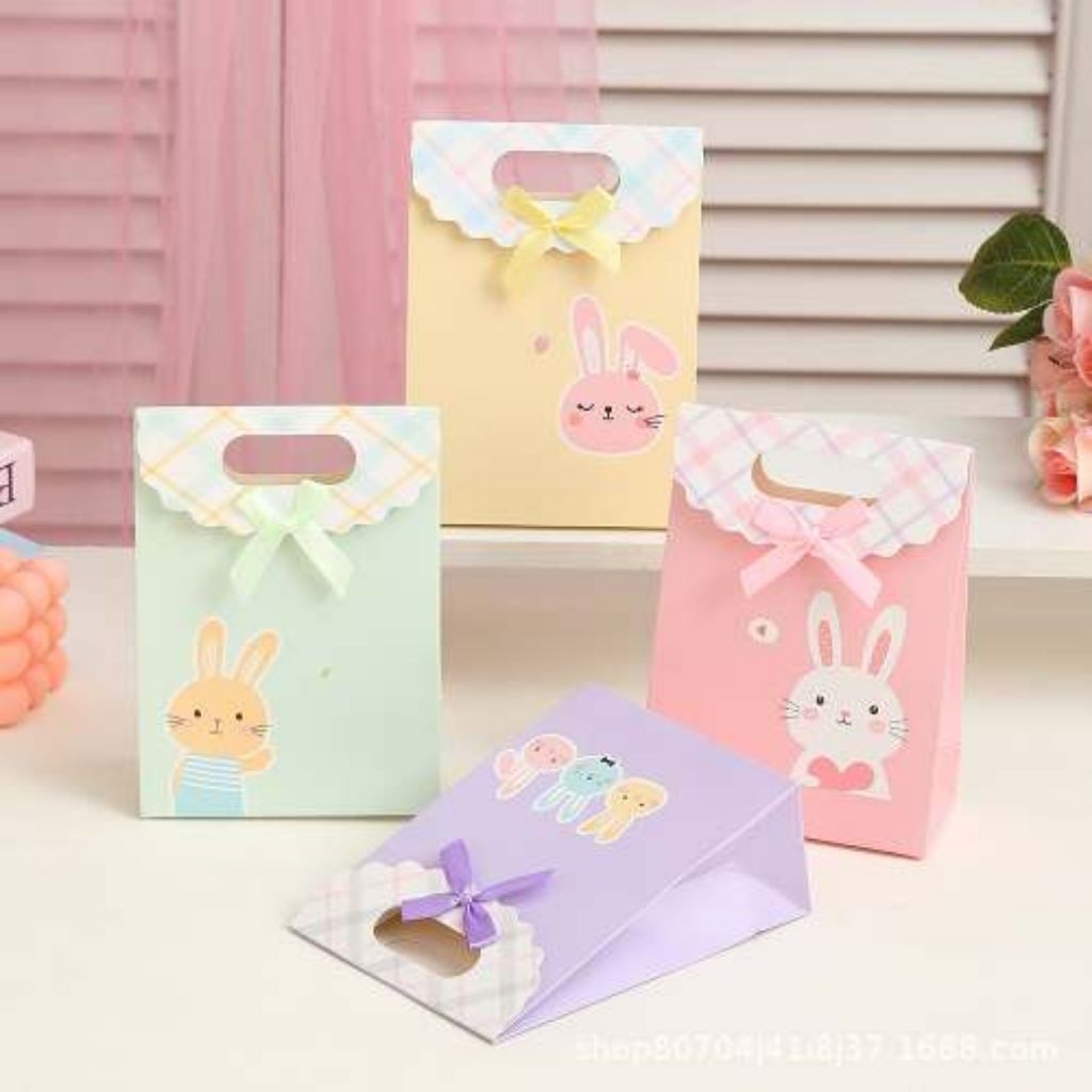 

Satuan- Paperbag kado/Tas Kado mini motif Shabby/Gift bag candy paperbag ulang tahun