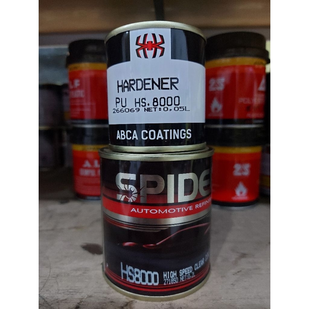 spider hs 8000 clear coat