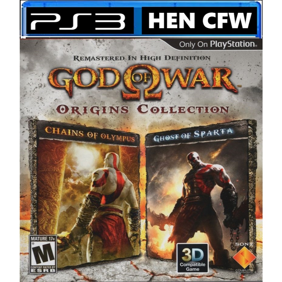 Bd dvd Game ps3 god of war sparta olympus