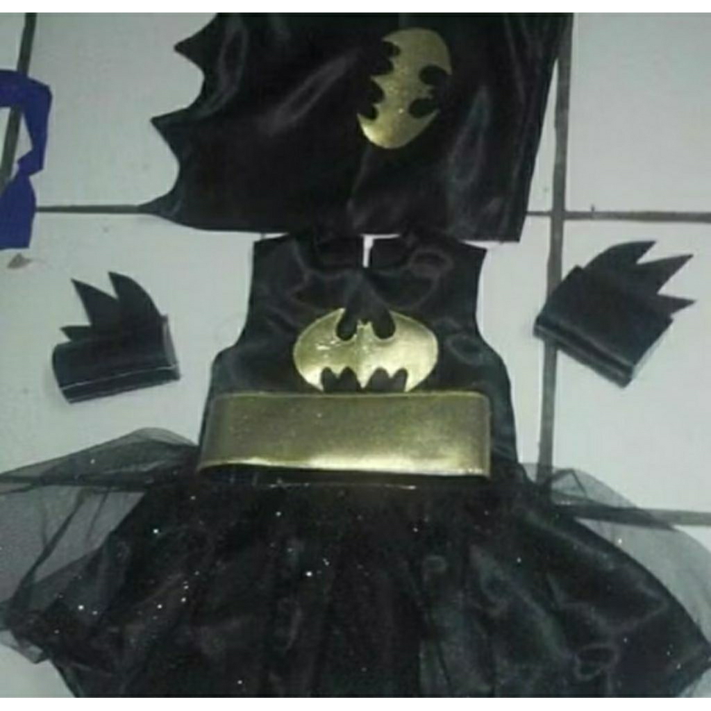 kostum batgirl/kostum batgirl cewe/kostum superhero/kostum superhero cewek/kosum ulangtahun/kostum s