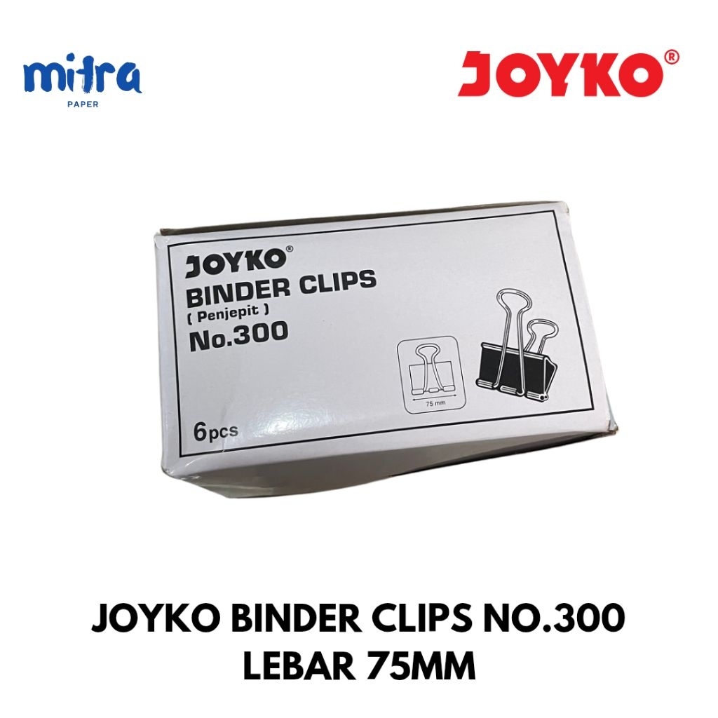 

Binder Clip / Penjepit Kertas / Binder Clip No. 300 Joyko