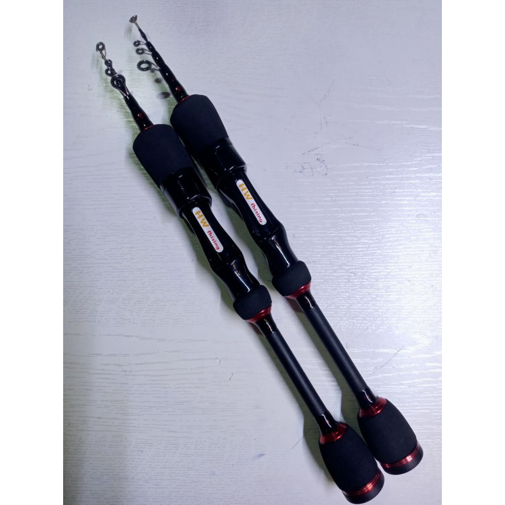 custom joran udang teleskopik panjang 130 140 cm