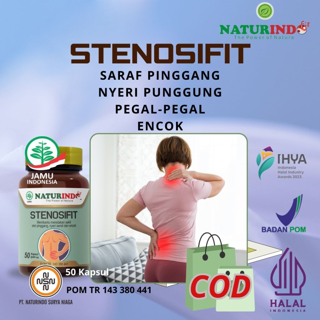 Obat Sakit Saraf Pinggang kecetit Pegal Linu di Boyok