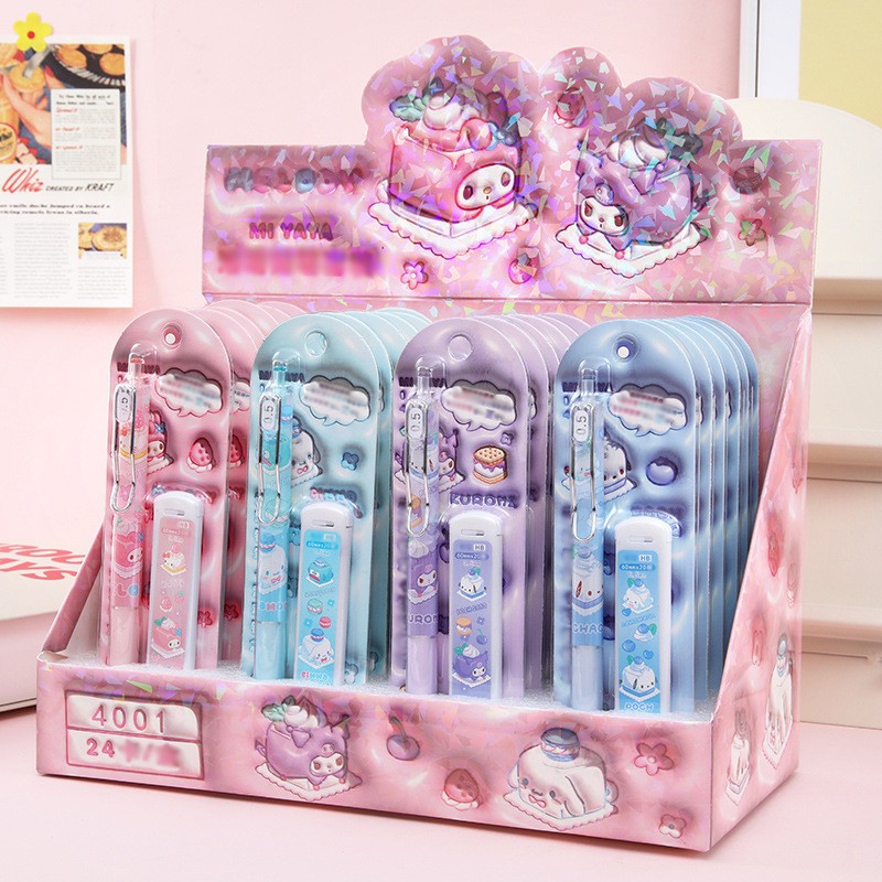 

COD - Set Pensil Penggerak Pensil Tulis Lucu Hati Anak Perempuan Pensil Penggerak Sanrio Random