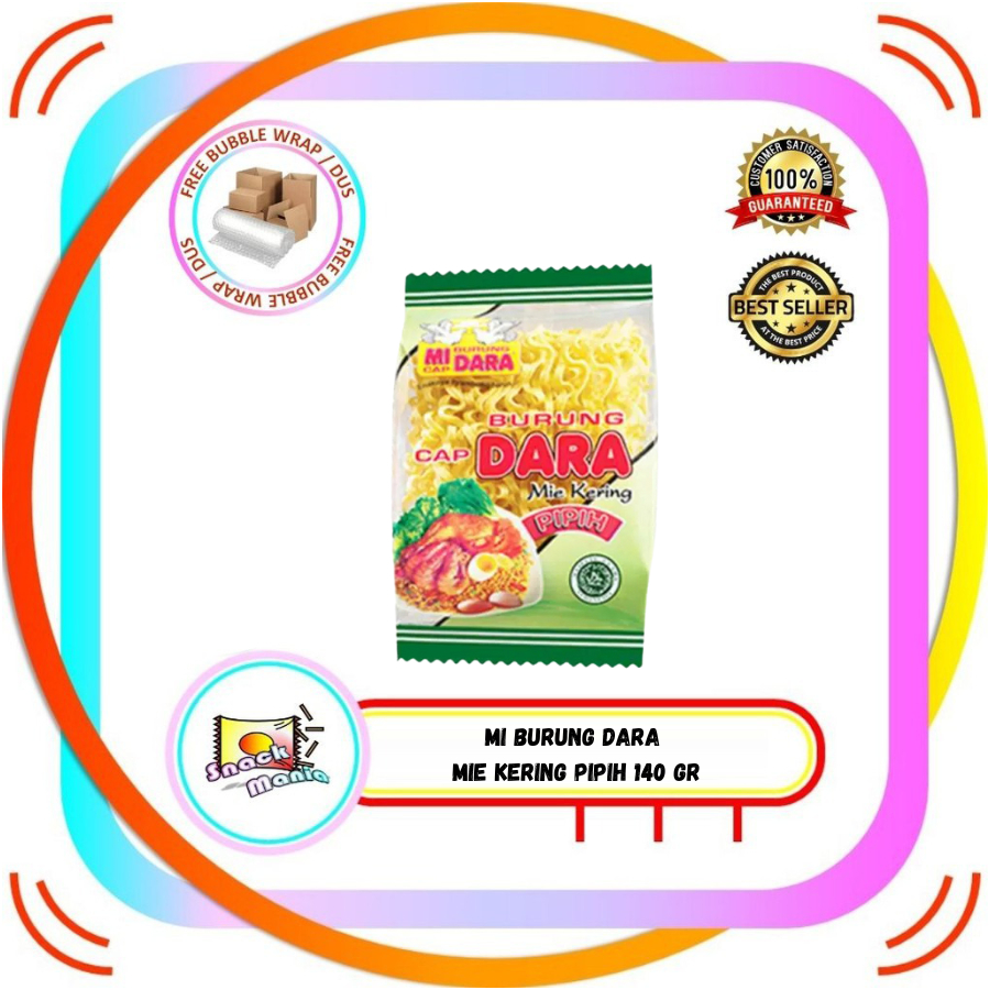 

Mi Burung Dara Mie Kering Pipih ~ 140 gr