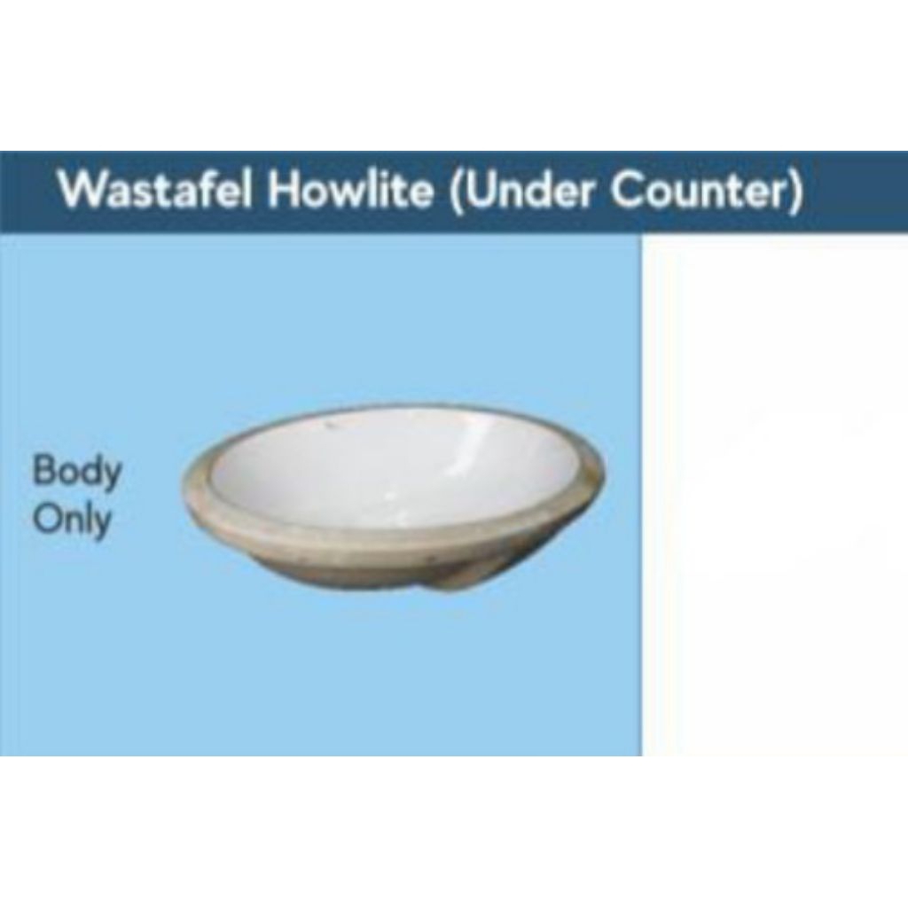 WASTAFEL MERK TRILLIUN WARE TIPE HOWLITE ( UNDER COUNTER ) BODY ONLY