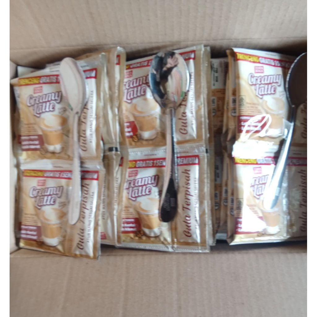 

Torabika Creamy Latte gratis sendok premium @35gr Isi 10 PCS / 1 Renceng