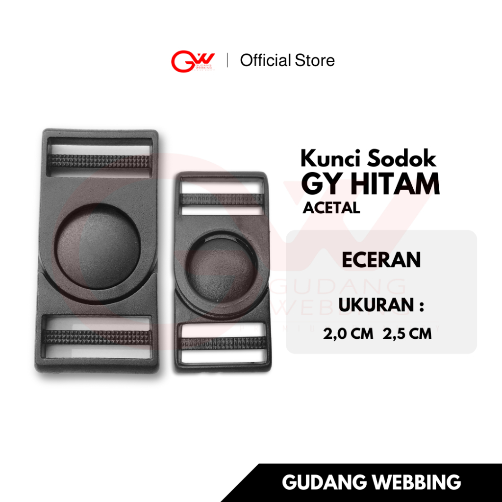 

(ECERAN) RING SODOK / BUCKLE ID CARD / SELOT PUTAR / GY ACETAL