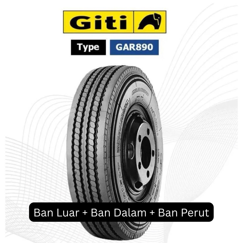 Ban Truk 7.50 16 GITI GAR890 750 R16 KAWAT SET include Ban Ban Perut Truck