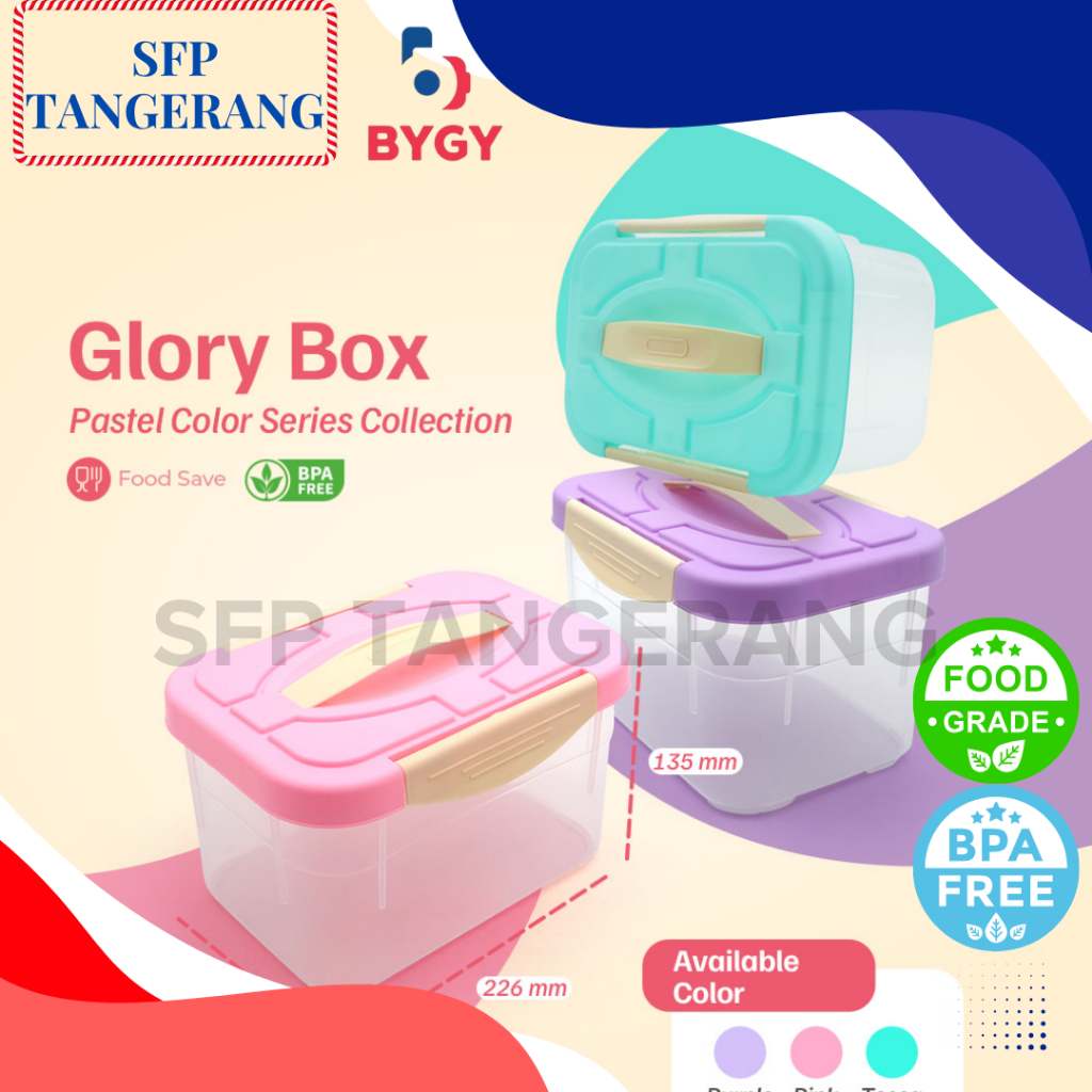 Biggy Mini Container Glory Box 2900ml / Kotak Serbaguna Goodie Bag Tempat Souvenir Ulang Tahun