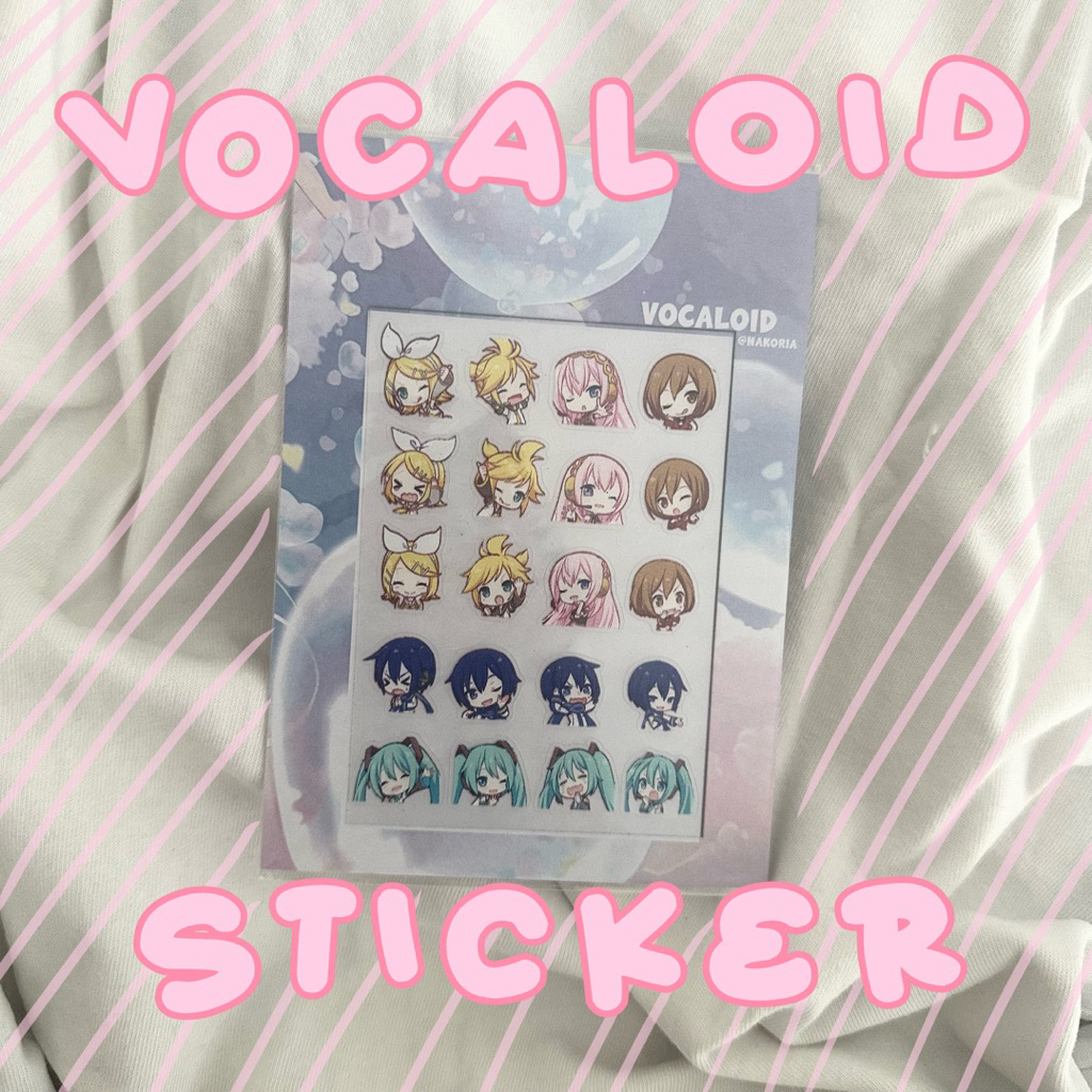 

vocaloid mini waterproof stickers [BACA DESC]