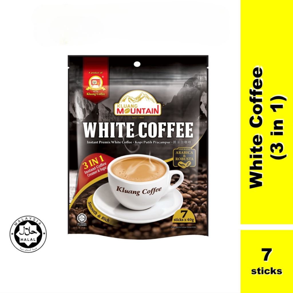

Kluang Mountain 3in1 White Coffee (7 sticks)