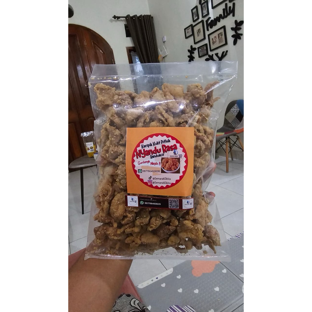 

Keripik Kulit ayam chrispy pedas